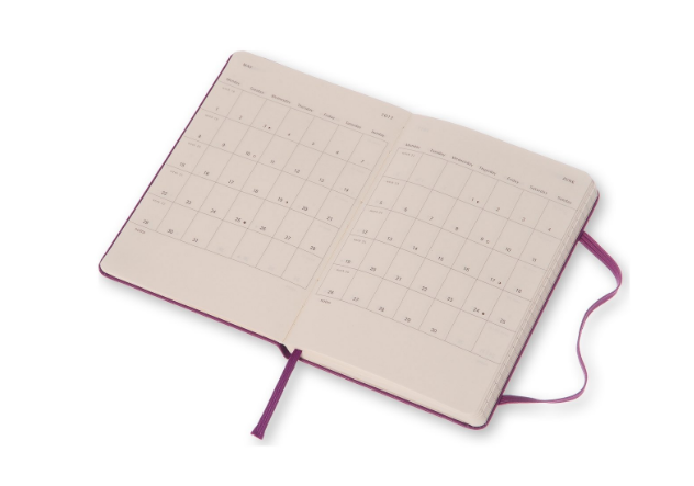 魔力斯奇那Moleskine 2017年周记本12个月紫色硬皮口袋装( 3.5 x 5.5英寸) Moleskine 2017 Weekly Notebook, 12M, Pocket, Grape Violet, Hard Cover (3.5 x 5.5) - 美国、日本海淘首选 - 轻奢海淘电商 - 冰帆海淘，惠购全球