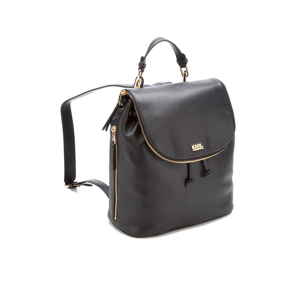 卡尔拉格斐Karl Lagerfeld女式K \/颗粒纹理背包