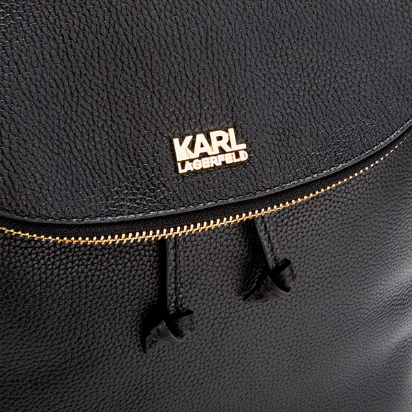 卡尔拉格斐Karl Lagerfeld女式K \/颗粒纹理背包