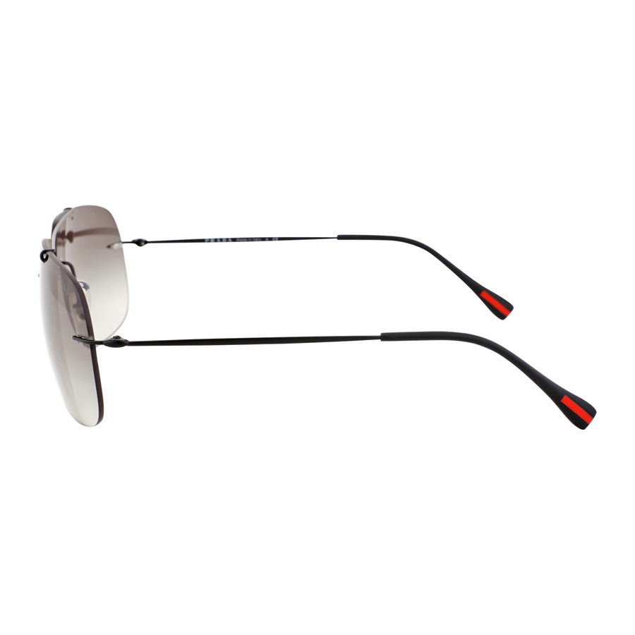 普拉达Prada磨砂黑色\/灰色渐变色太阳镜0PS 