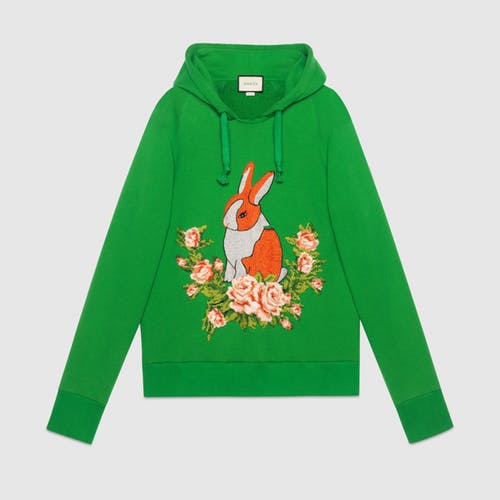 古驰Guccify Yourself印花运动衫-象牙白棉制(