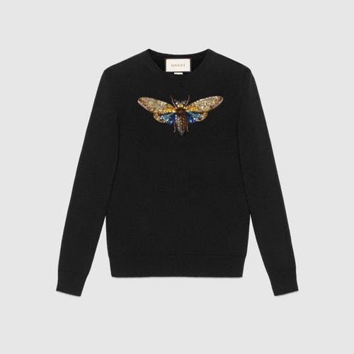 古驰Gucci蛇贴花连帽马甲(男款)