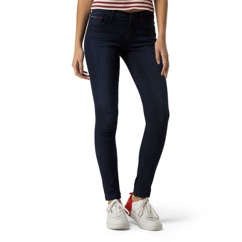 汤米·希尔费格Tommy-Jeans 90s牛仔背带裤(