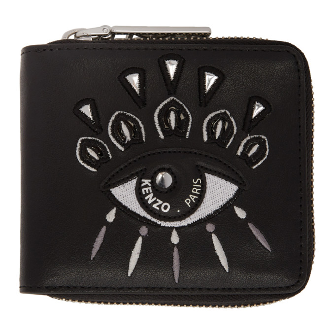 kenzoblacksquarelogowallet