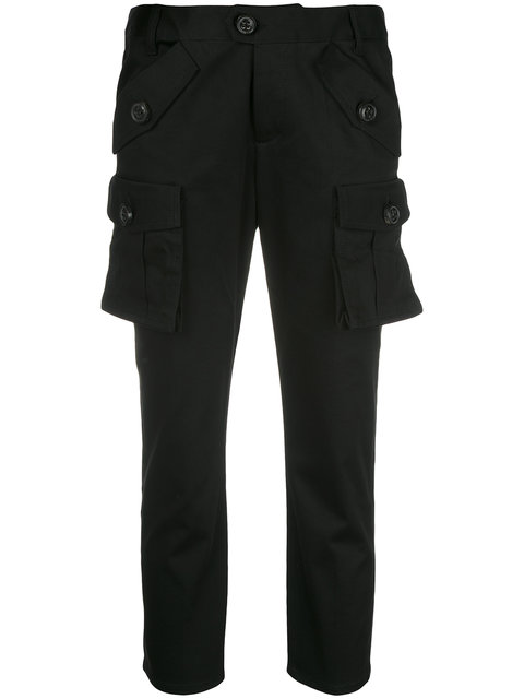 D二次方Dsquared2工装口袋八分裤(女款)