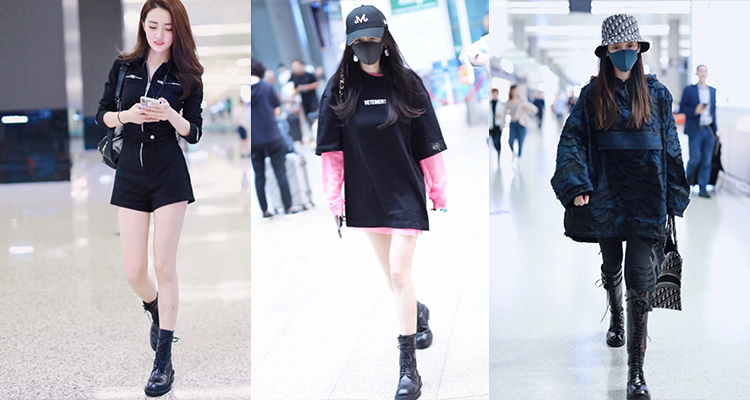 空降明星圈的ann Demeulemeester黑马靴 超酷大长腿神器